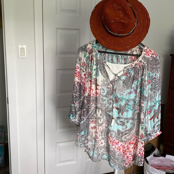 Daniel rainn beautiful blouse size xl - Picture 1 of 5